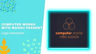 Computer works with mandu new logo animation