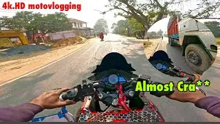 Hyper ride 😱 / Almost cra*** / Rs200 hyper with br biker vikki #brbikervikki #rs200 #pulsarrs200abs