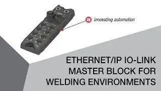 EtherNet/IP IO-Link master block for welding environments