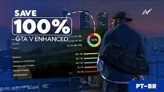 SAVE GAME 100% do GTA V Enhanced Passo a Passo Rápido! (PC) 