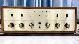Âm ly amply đèn Fisher X-100B dòng huyền thoại, hiếm gặp. Chạy bóng lớn 7868. Chất âm sâu sắc