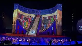 Samarqand shahridagi “Buyuk ipak yo‘li” xalqaro turizm markazi ochilish marosimidan lavha
