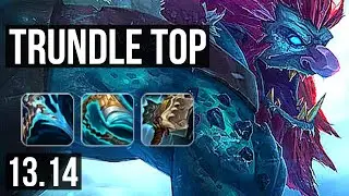 TRUNDLE vs KAYLE (TOP) | Rank 1 Trundle, Dominating | NA Challenger | 13.14