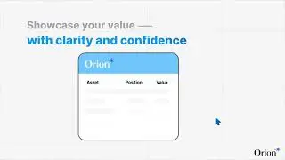 Orion Portfolio Accounting