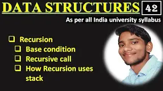 DSUC 2.11 || Recursion || Base Condition in Recursion, Recursive call || Hindi |