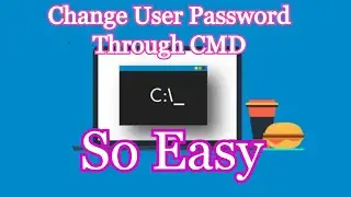 How to change user password using CMD on windows 10