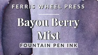 🪻 Bayou Berry Mist Ferris Wheel Press - Berry Purple Ink Swatching Comparison 