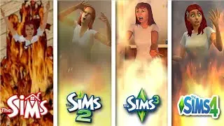 Sims 1 vs Sims 2 vs Sims 3 vs Sims 4 - Fire