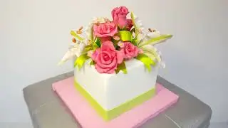 Pastel Centro de flores