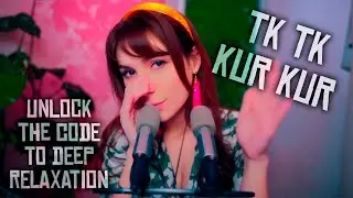 ASMR The Relaxation Code 💎 Tk Tk, Kur Kur, Breathing 💎 No Talking
