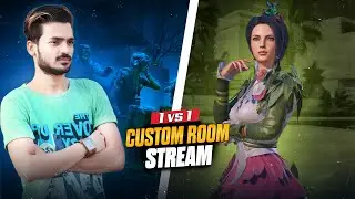 1V1 TDM CUSTOM ROOM BGMI LIVE | 1V1 TDM I SOLO VS SQUAD? #1v1 #1v1tdm
