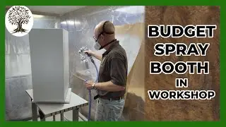 Budget Spray booth inside the Workshop