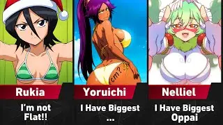 Bleach Characters Ranked by Size | Anime Comparison