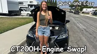 How to Swap Your CT200H engine at home in your garage