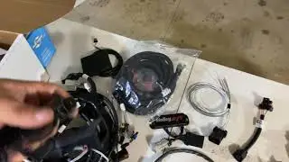 Unboxing of Holley Terminator X for gen3 hemi and unboxing for TTI Headers a body swap kit.