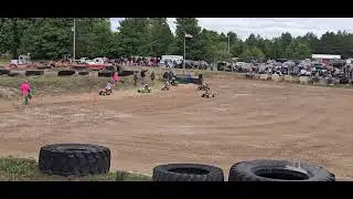 Power Wheels Racing. Lil Kids Racing Power Wheels 2024
