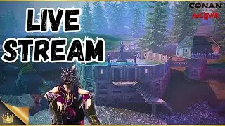 Live streaming MADNESS! Conan Exiles Gameplay