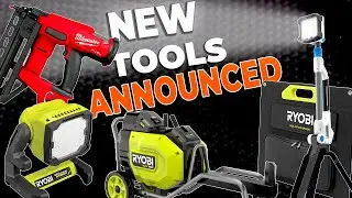 NEW TOOLS Announced From Milwaukee, Makita, RYOBI and Hart | Ryobi Log Splitter and Solar Panel