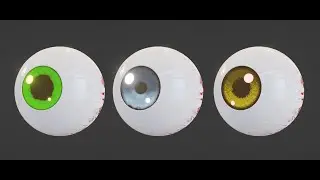 Blender free stylized eye shader how to use