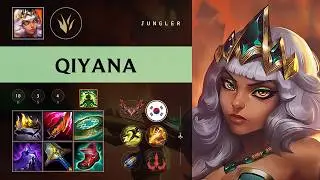 Qiyana Jungle vs Zed - KR Grandmaster Patch 26.09