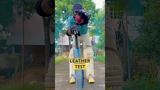 Hard Plastic Bat vs Leather Ball | Plastic Bat Performance Test #cricket #shorts #testing