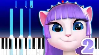 My talking Angela 2 Theme (Piano Tutorial)