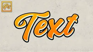 HOW TO CREATE 3D ORINGE TEXT EFFECT