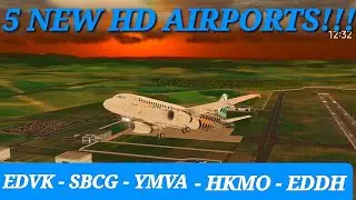 5 NEW HD AIRPORTS | Rework | RFS Real Flight Simulator 