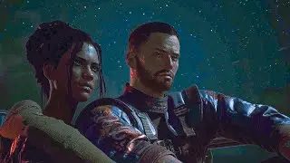 Cyberpunk 2077 V and Panam Ending Scene