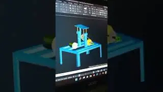Foot Step Power Generation AutoCad 3d drawing
