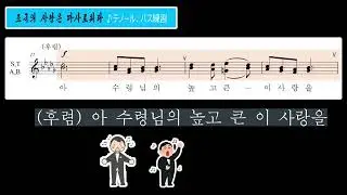 同胞合唱団　《조국의 사랑은 따사로워라》（テノール＆バス練習）