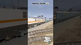 Indian Rail #grandtheftautov #gta #trainmod #shorts