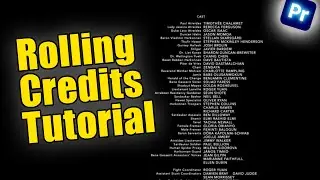How to Create Rolling Credits in Premiere Pro | Step-by-Step Tutorial