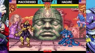 TMNT Tournament Fighters CE - Combo Breaker 2021 Netplay Exhibition - MaccSensei vs. Hagure