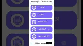 Basic English Grammar notes