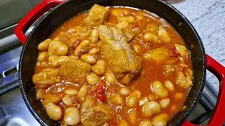 самая вкусная фасоль с мясом