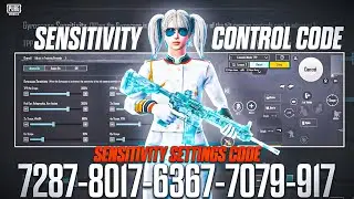 3.1 UPDATE 🔥 Best Zero Recoil Sensitivity CODE + Control settings for Pubg Mobile/BGMI in 2024