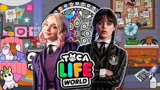 Wednesday and Enid's Room Toca Life World ❤️💕🙈 Netflix's Addams