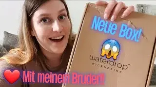 Neues Unpacking 📦 | Ich probiere Waterdrop 🐳 | mit meinem Bruder 🧜‍♂️