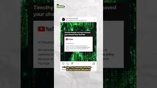 Channel Timothy Ronald Dibanned? Why??