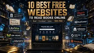 10 Best FREE Websites to Read Books Online 📚🔥