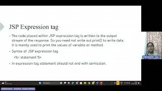 JSP Scripting elements
