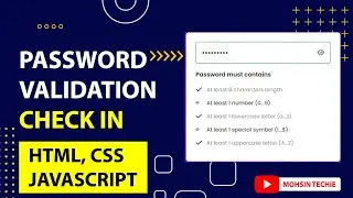 ASMR Programming -  Code Password Validation Check using HTML CSS and JavaScript