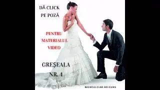 De la zero la o nuntă de VIS! Greșeala nr 4