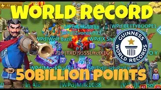 Lords Mobile - 50BILLION 3 WAYS KVK POINTS! -  New higher record in the history of LM