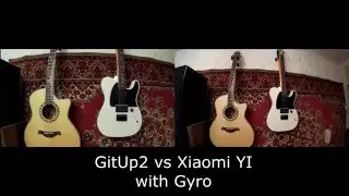 Xiaomi YI vs GitUp2 without/with Gyro