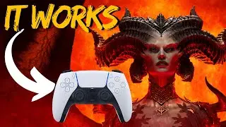 Diablo 4  how to use a CONTROLLER on PC