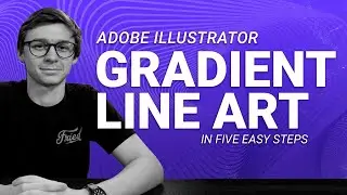 Gradient Line Art in Adobe Illustrator | RSD Tutorials (+ working file)