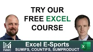 Lookup Week: Video 3 - SUMIFS, COUNTIFS, SUMPRODUCT