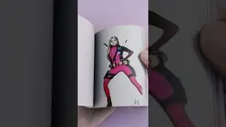 Lady Deadpool Parody - Flipbook #Creativity #Flipbook